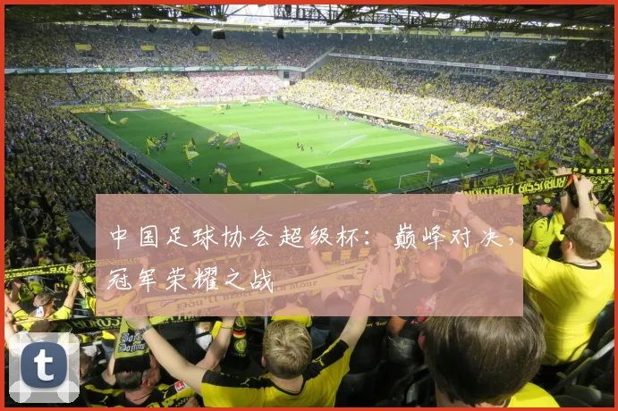 中国足球协会超级杯:巅峰对决,冠军荣耀之战